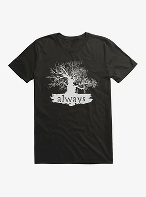 Harry Potter Always Tree Black T-Shirt