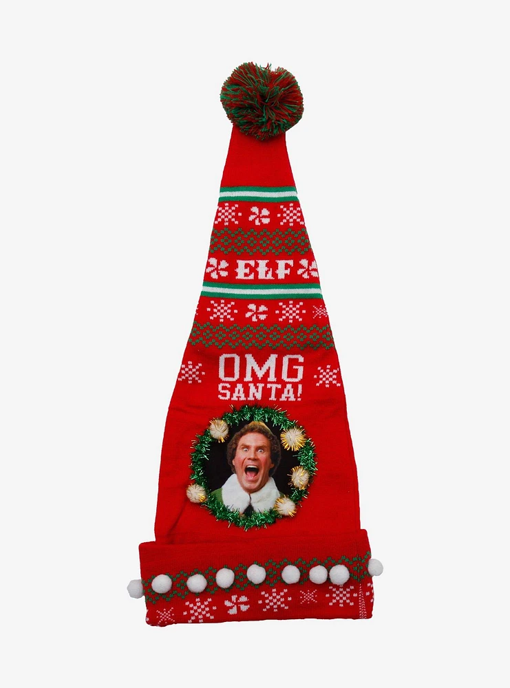 Elf OMG Santa Fair Isle Santa Hat