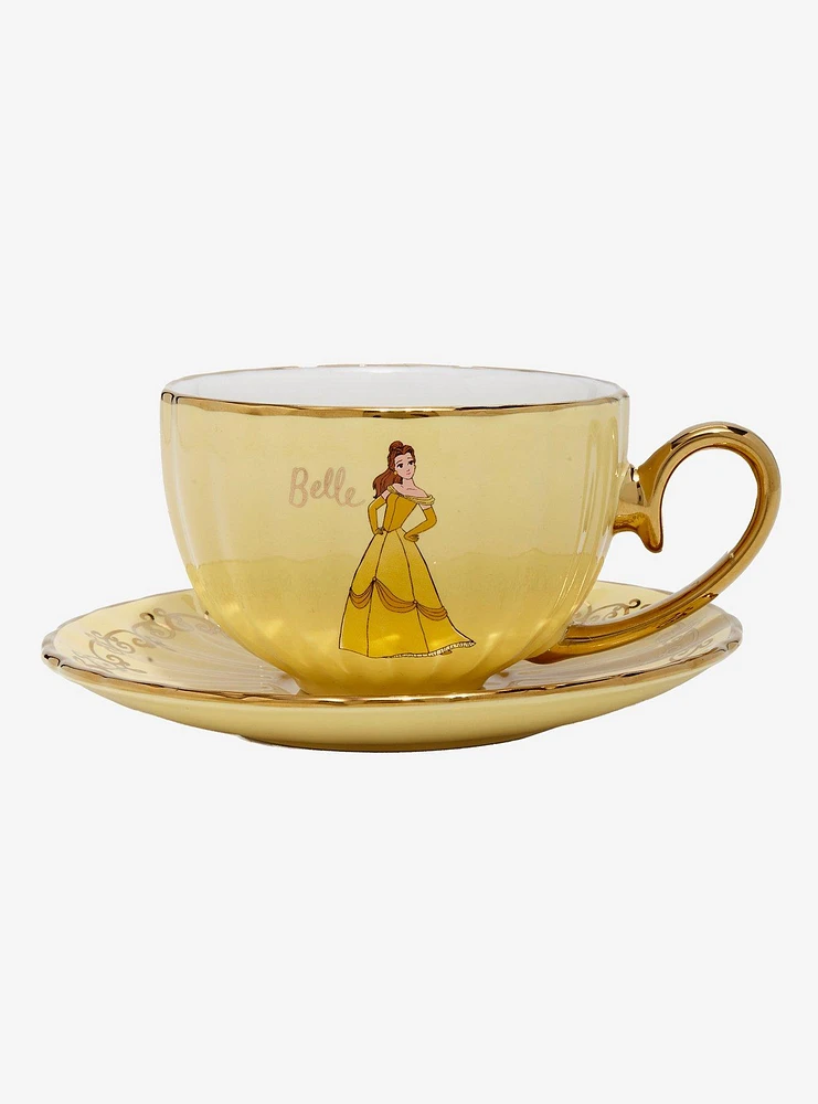 Disney Beauty and the Beast Belle Tea Cup and Saucer