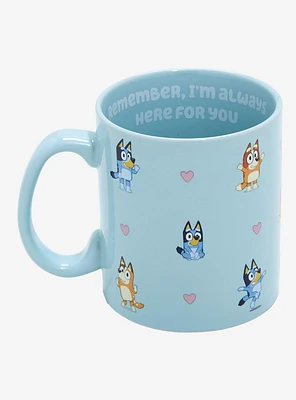 Bluey Heeler Family Hearts Mug