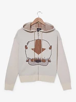 Avatar: The Last Airbender Appa Women's Zip Knit Hoodie — BoxLunch Exclusive