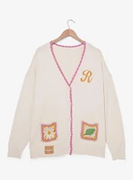 Disney Tangled Rapunzel Initial Crochet Women's Plus Cardigan — BoxLunch Exclusive