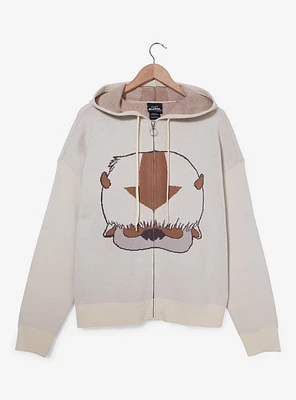 Avatar: The Last Airbender Appa Women's Plus Zip Knit Hoodie — BoxLunch Exclusive