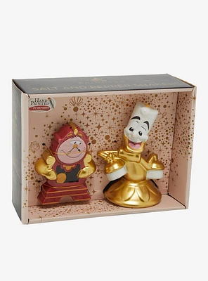 Disney Beauty and the Beast Cogsworth & Lumiere Salt and Pepper Shakers