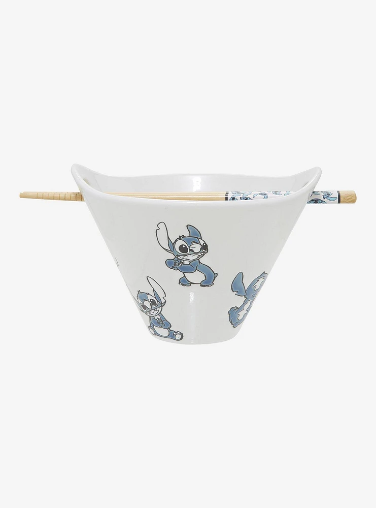Disney Lilo & Stitch Aloha Hand Painted Ramen Set