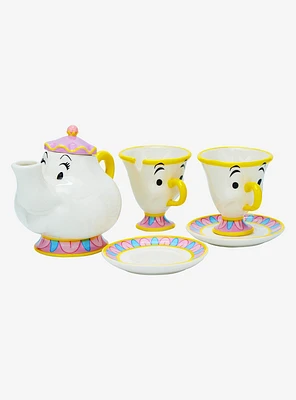 Disney Beauty and the Beast Mrs. Potts & Chip Tea Set