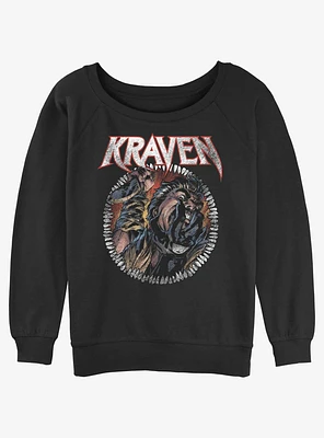 Marvel Kraven the Hunter Captured Prey Womens Slouchy Sweatshirt