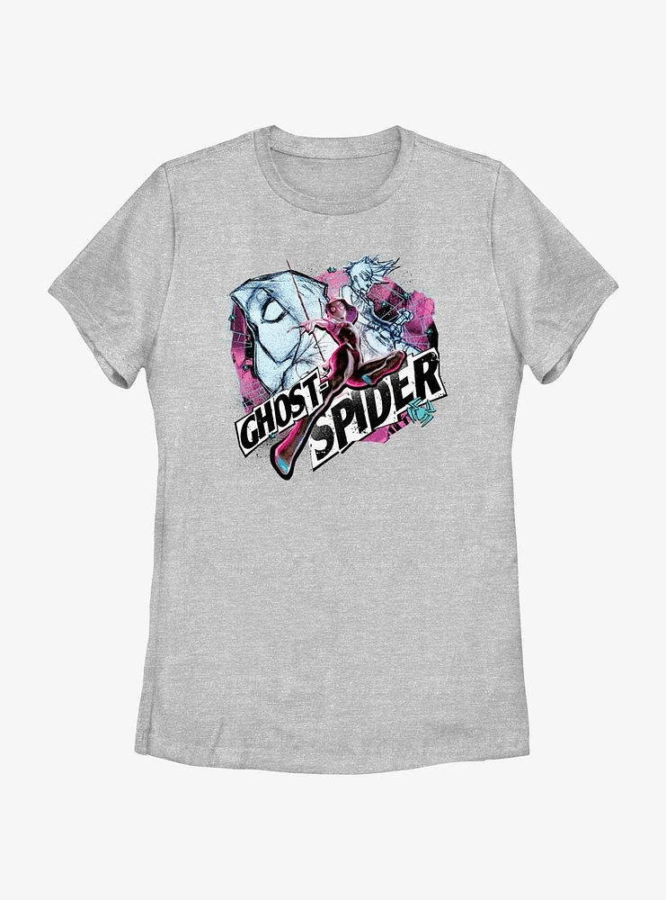 Marvel Spider-Man Ghost Spider Gwen Womens T-Shirt