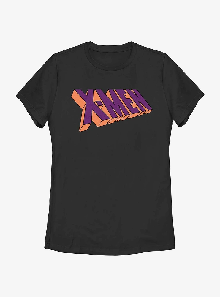 Marvel X-Men Purple Logo Womens T-Shirt