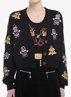 Social Collision Goth Gingerbread Girls Knit Tank Top & Cardigan Set