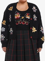 Social Collision Goth Gingerbread Girls Knit Tank Top & Cardigan Set Plus