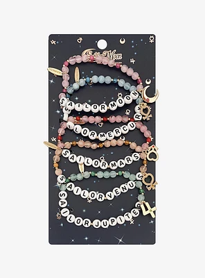 Pretty Guardian Sailor Moon Sailor Scouts Bracelet Set