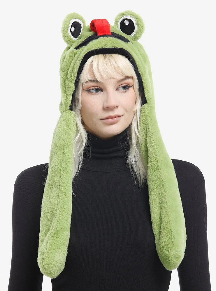 Frogg Fuzzel Tassel Beanie With Moveable Tongue