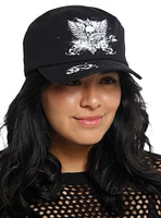 Grunge Skull Cross Cadet Hat