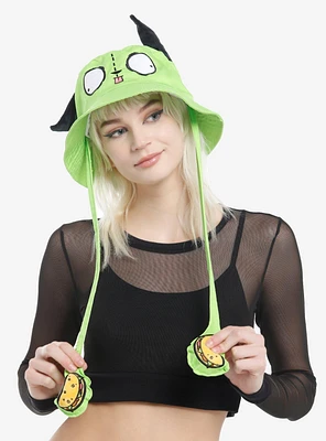 Invader Zim GIR Tassel Bucket Hat With Moveable Ears