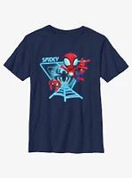 Marvel Spidey and His Amazing Friends Glow Webs Youth T-Shirt