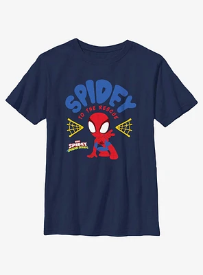 Marvel Spidey and His Amazing Friends Rescue Hero Webs Youth T-Shirt