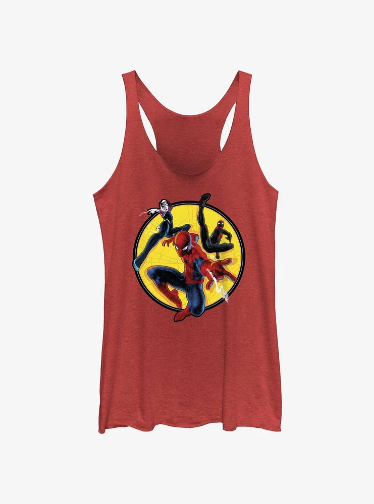 Marvel Spider-Man Spider Team Womens Tank Top