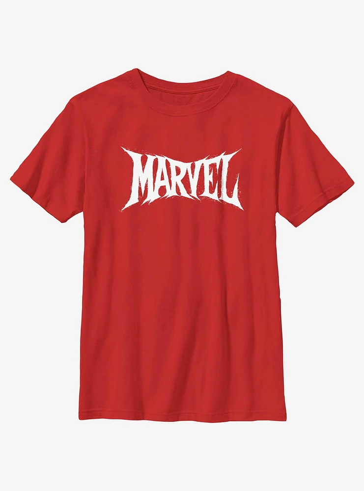 Marvel Metal Logo Youth T-Shirt