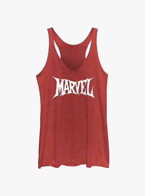 Marvel Metal Logo Womens Tank Top