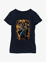 Marvel Kraven the Hunter Splatter Wall Girls Youth T-Shirt