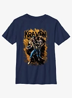 Marvel Kraven the Hunter Splatter Wall Youth T-Shirt