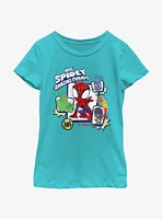 Marvel Spidey and His Amazing Friends Panel Girls Youth T-Shirt