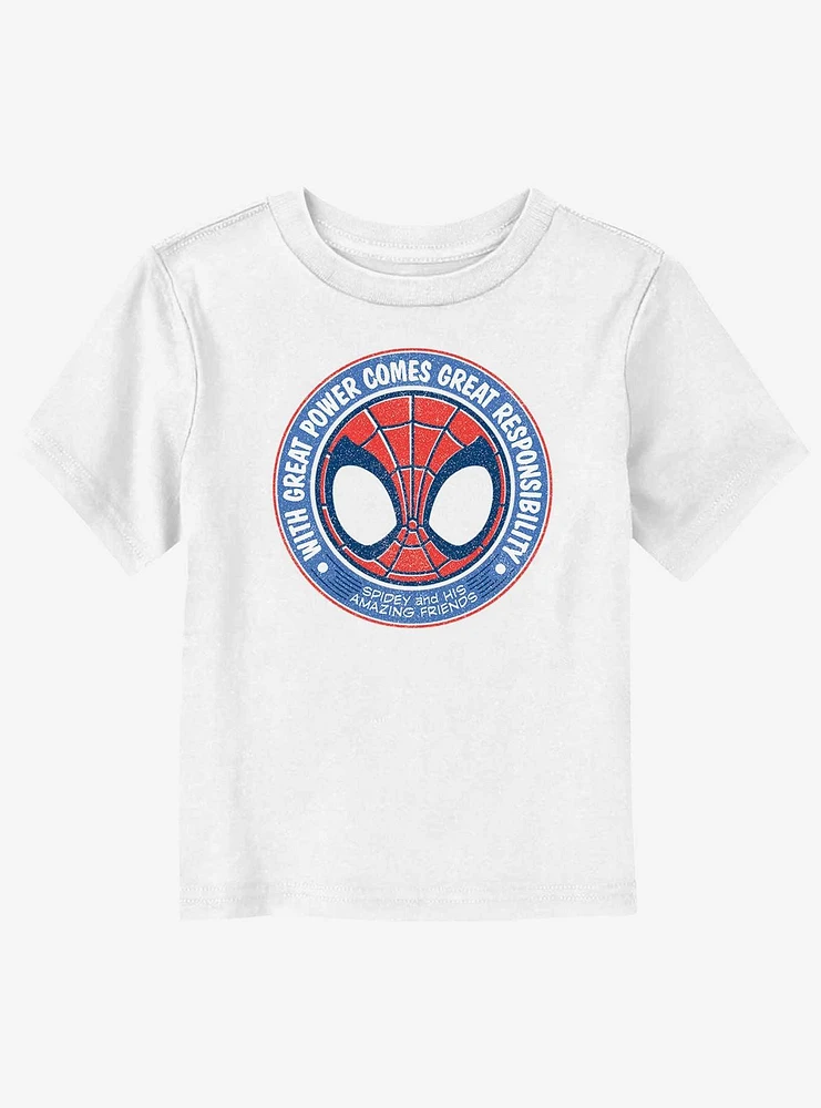 Marvel Spidey and His Amazing Friends Great Power Team Patch Toddler T-Shirt