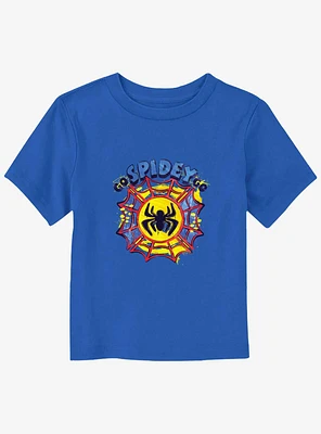 Marvel Spidey and His Amazing Friends Web Paint Logo Toddler T-Shirt