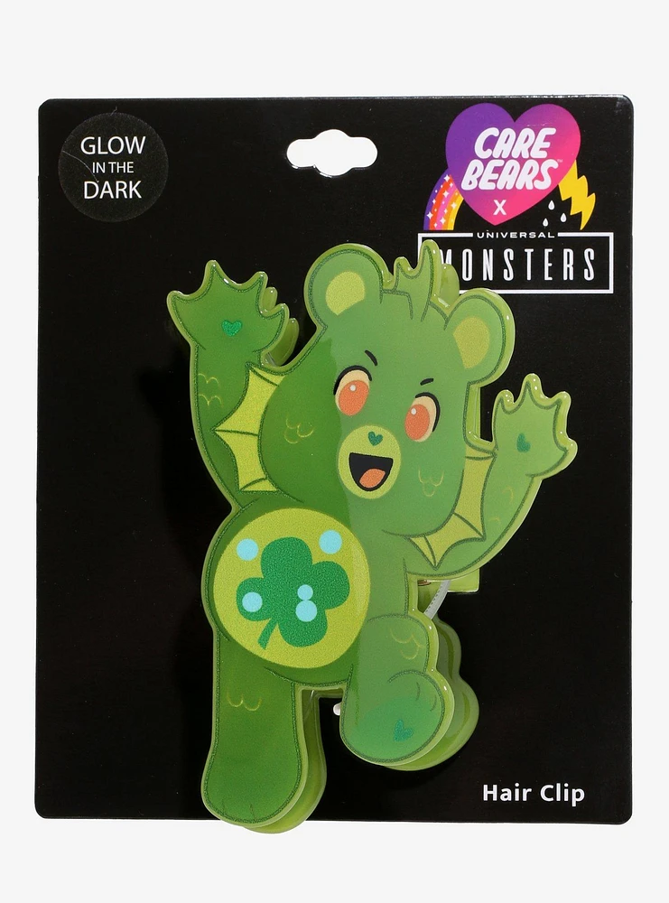 Care Bears X Universal Monsters Good Luck Bear As Gill-Man Glow-In-The-Dark Claw Hair Clip