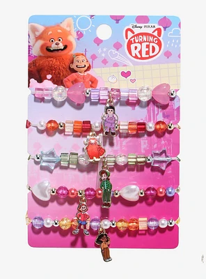 Disney Pixar Turning Red Bead Bracelet Set