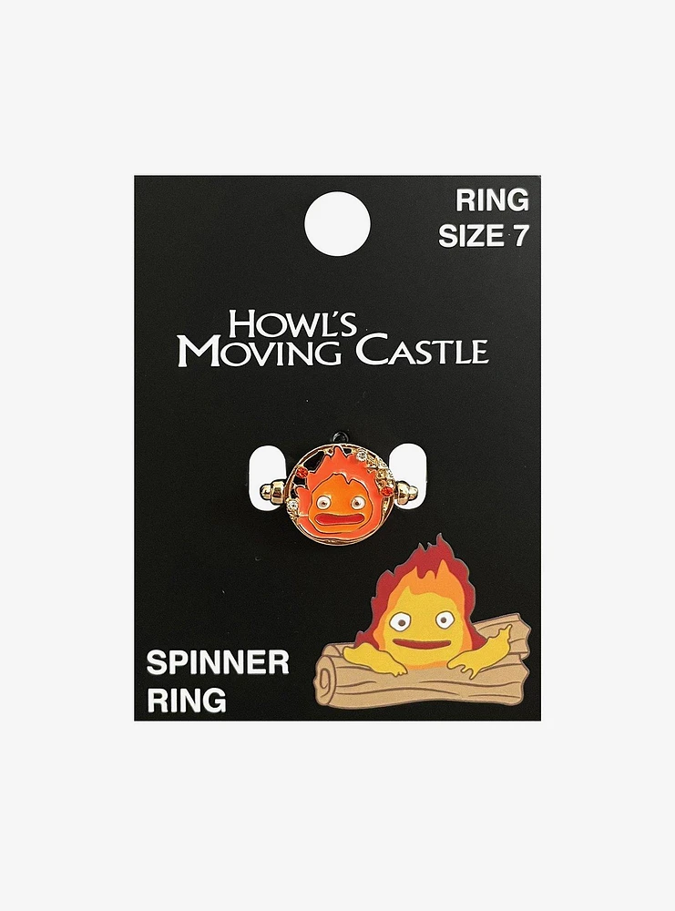 Studio Ghibli® Howl's Moving Castle Calcifer Spinner Ring