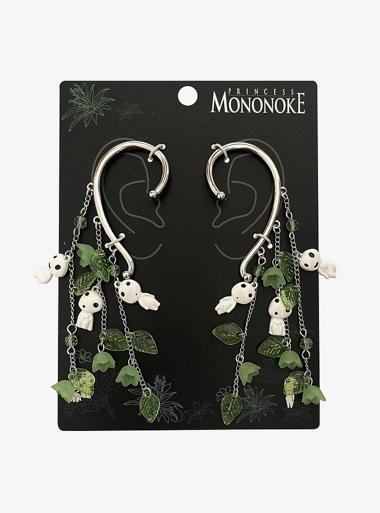 Studio Ghibli® Princess Mononoke Kodama Charm Cuff Earrings