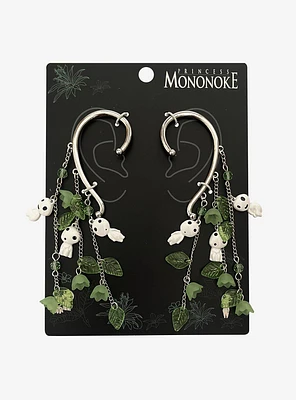 Studio Ghibli® Princess Mononoke Kodama Charm Cuff Earrings