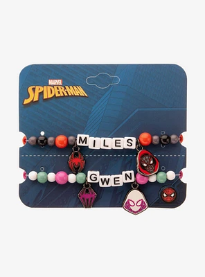 Marvel Spider-Man Miles & Gwen Best Friend Bracelet Set