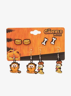 The Garfield Movie Baby Garfield & Odie Earring Set