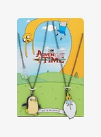 Adventure Time Ice King & Gunter Best Friend Necklace Set