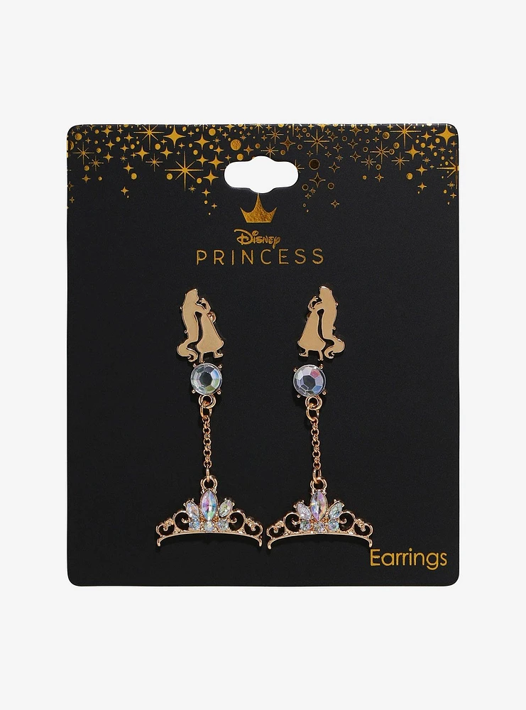 Disney Princess Rapunzel Crown Earring Set