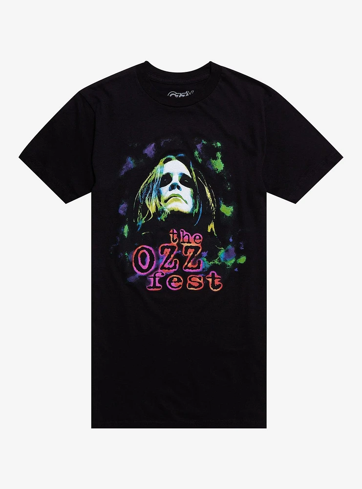 Ozzy Osbourne The Ozz Fest Boyfriend Fit Girls T-Shirt