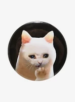 Crying Cat 3 Inch Button