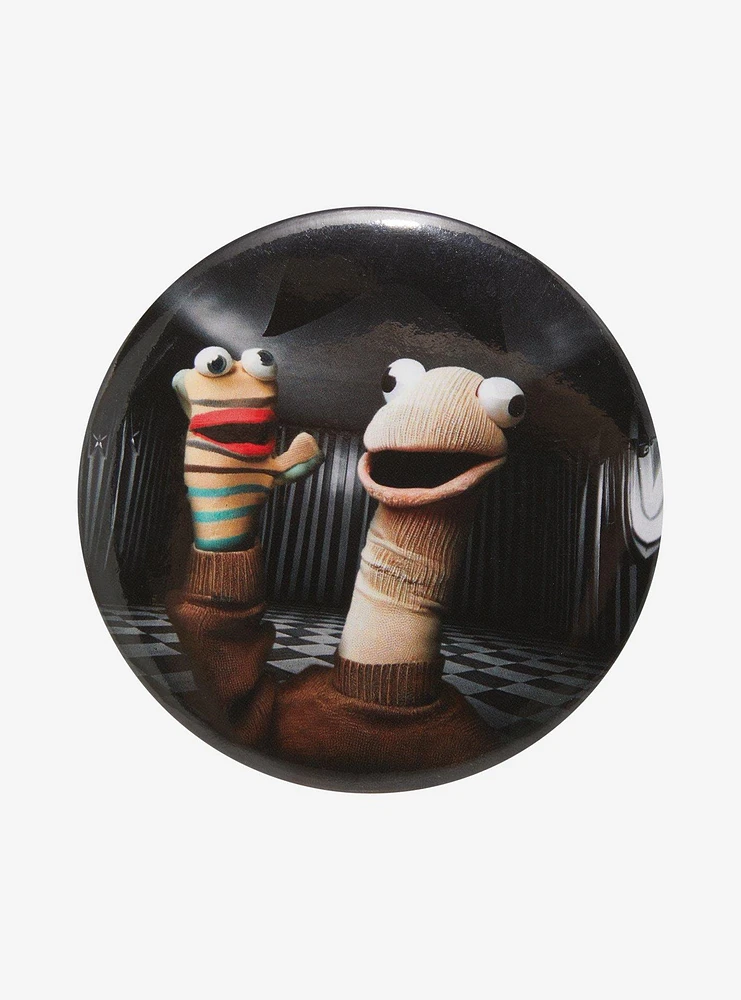 Sock Puppets 3 Inch Button