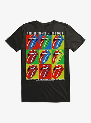 The Rolling Stones 1989 Tour Pop Art T-Shirt