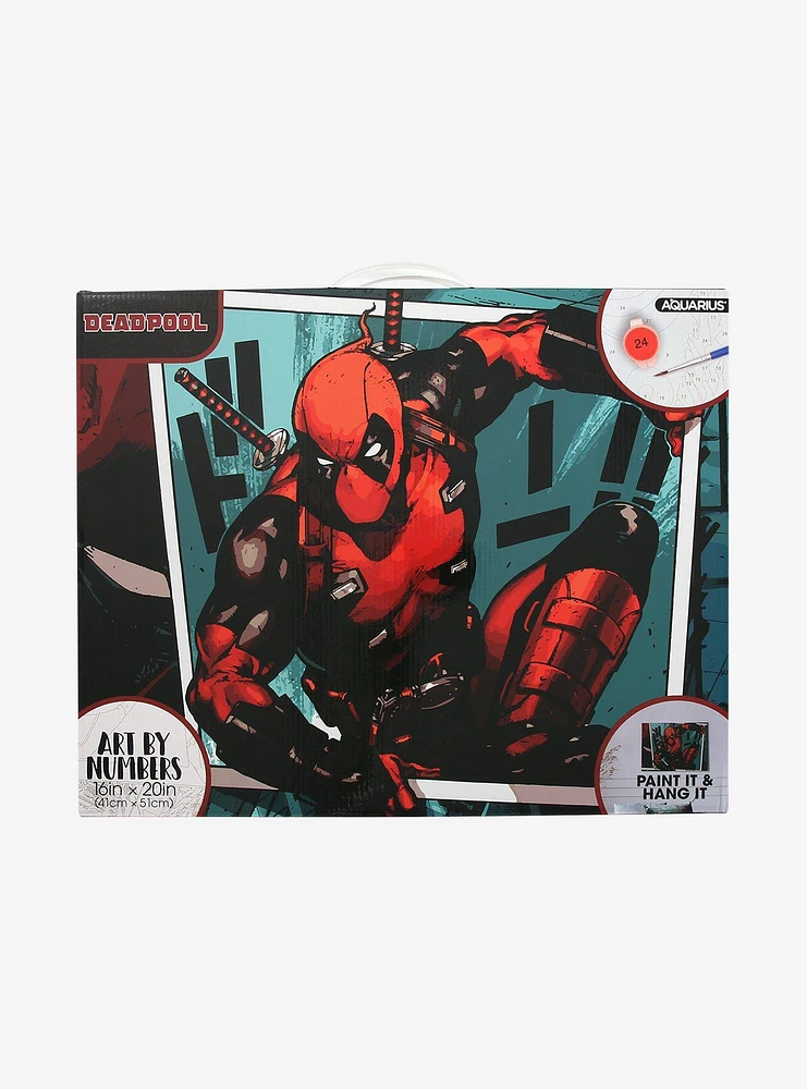 Marvel Deadpool Art by Numbers Painting Set