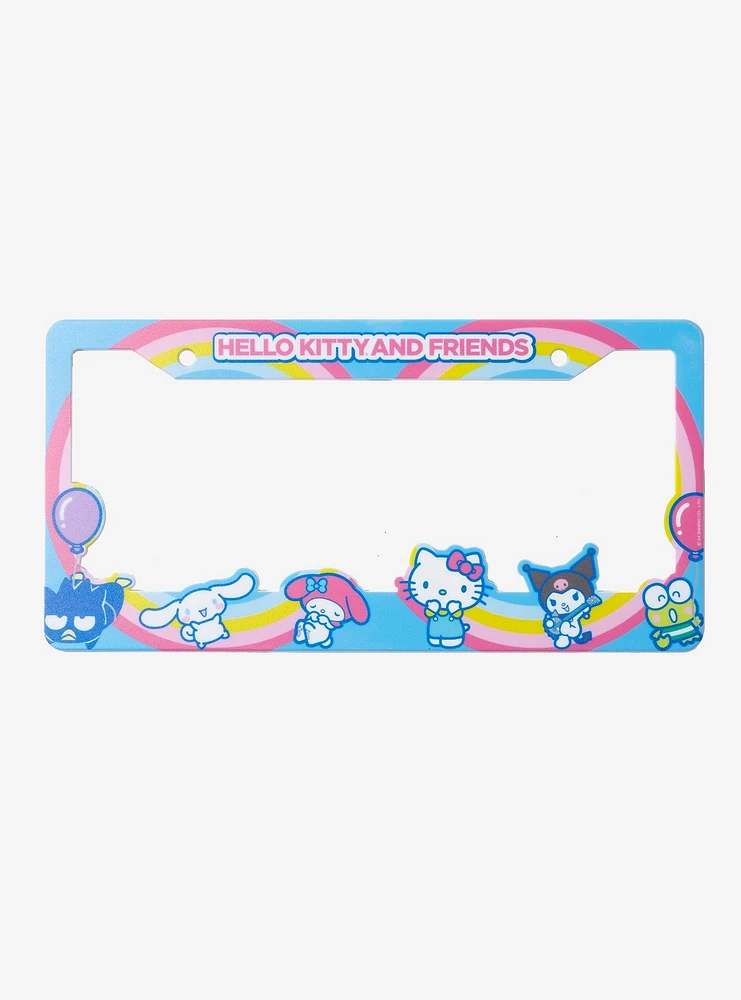 Hello Kitty And Friends Balloon License Plate Frame