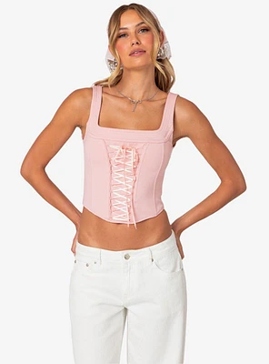 Ballet Baby Lace Up Corset Top