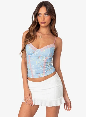 Talulla Cupped Lace Up Corset Top