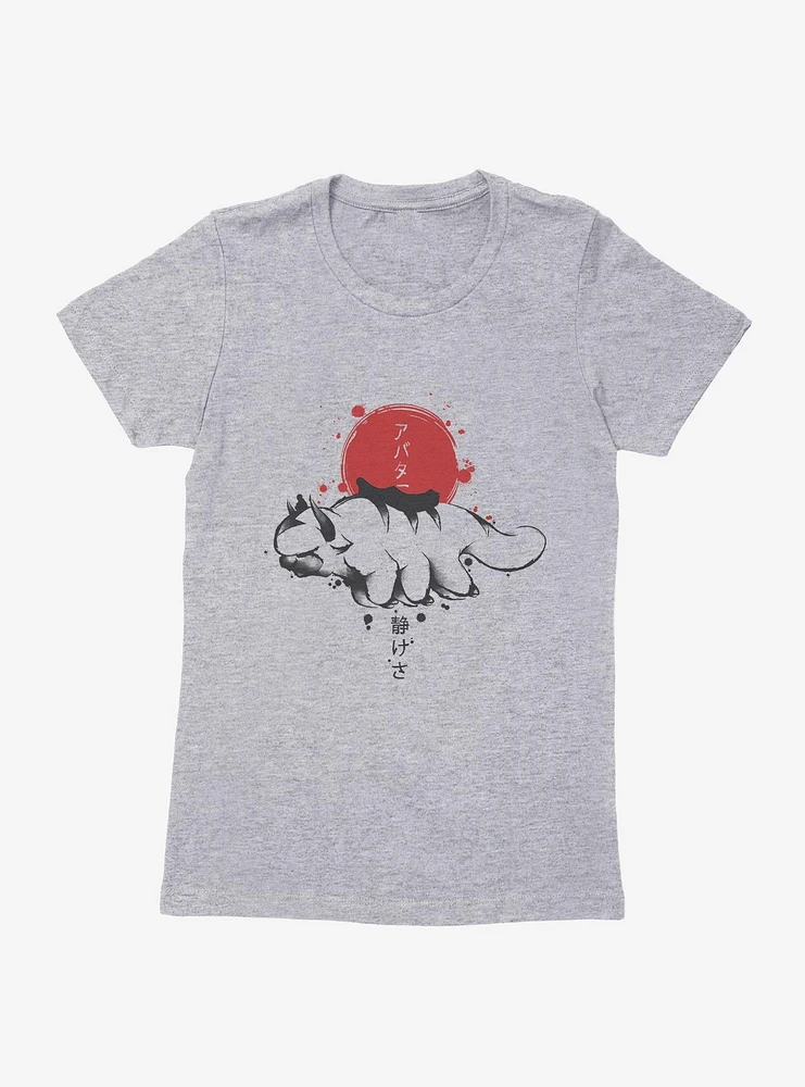 Avatar: The Last Airbender Appa Sumi-E Womens T-Shirt