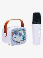 Peanuts Snoopy Groovy Wireless Speaker and Karaoke Microphone Set