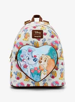 Loungefly Disney Lady And The Tramp Hearts & Roses Mini Backpack