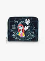 Loungefly The Nightmare Before Christmas Jack & Sally Split Mini Zipper Wallet